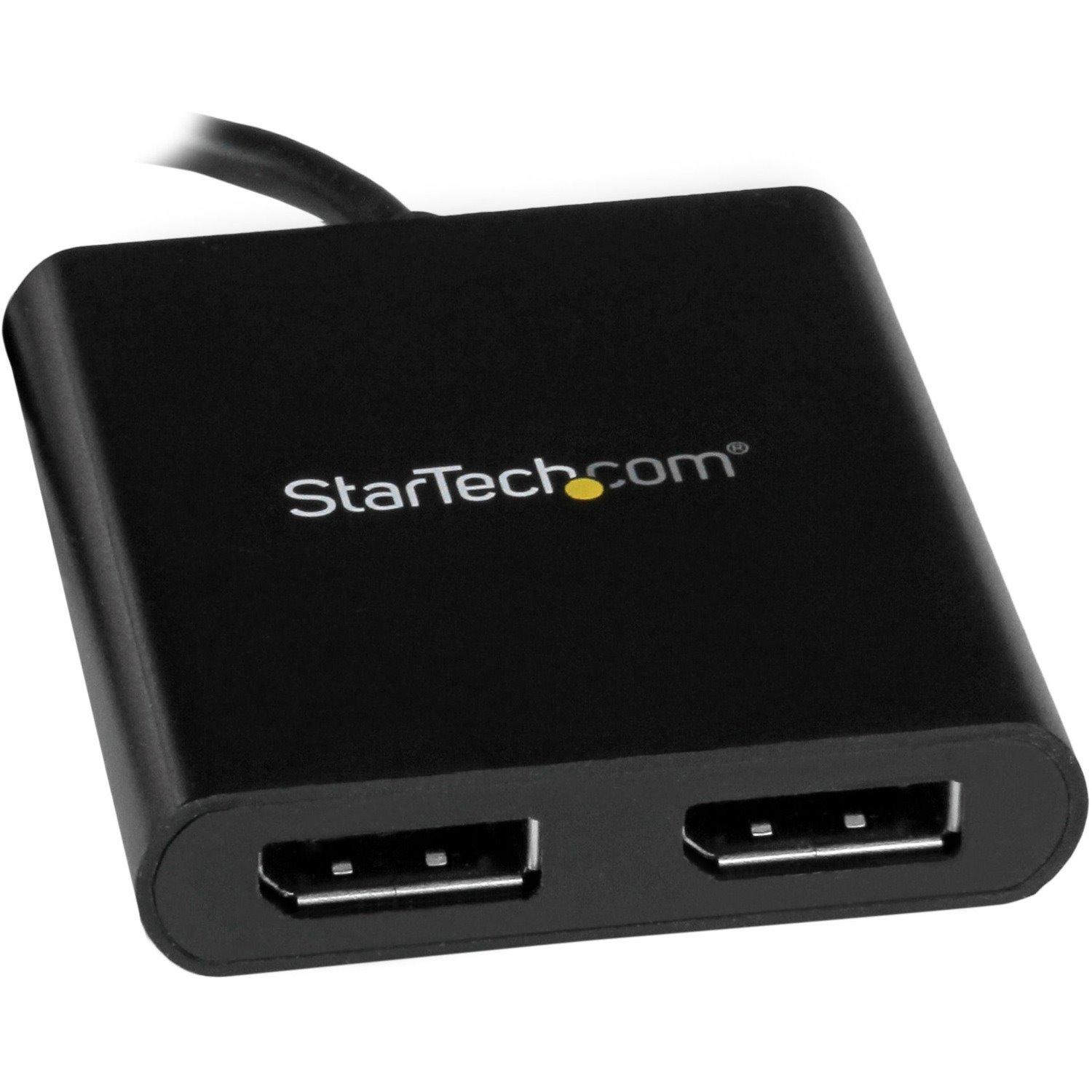 StarTech.com USB-C to Dual DisplayPort 1.2 Adapter, USB Type-C Multi-Monitor MST Hub, Dual 4K 30Hz DP Display Extender/Splitter, Windows