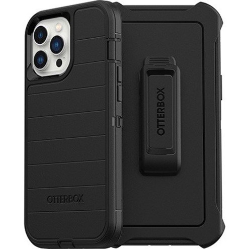 OtterBox Defender Series Pro Rugged Carrying Case (Holster) Apple iPhone 13 Pro Max, iPhone 12 Pro Max Smartphone - Black