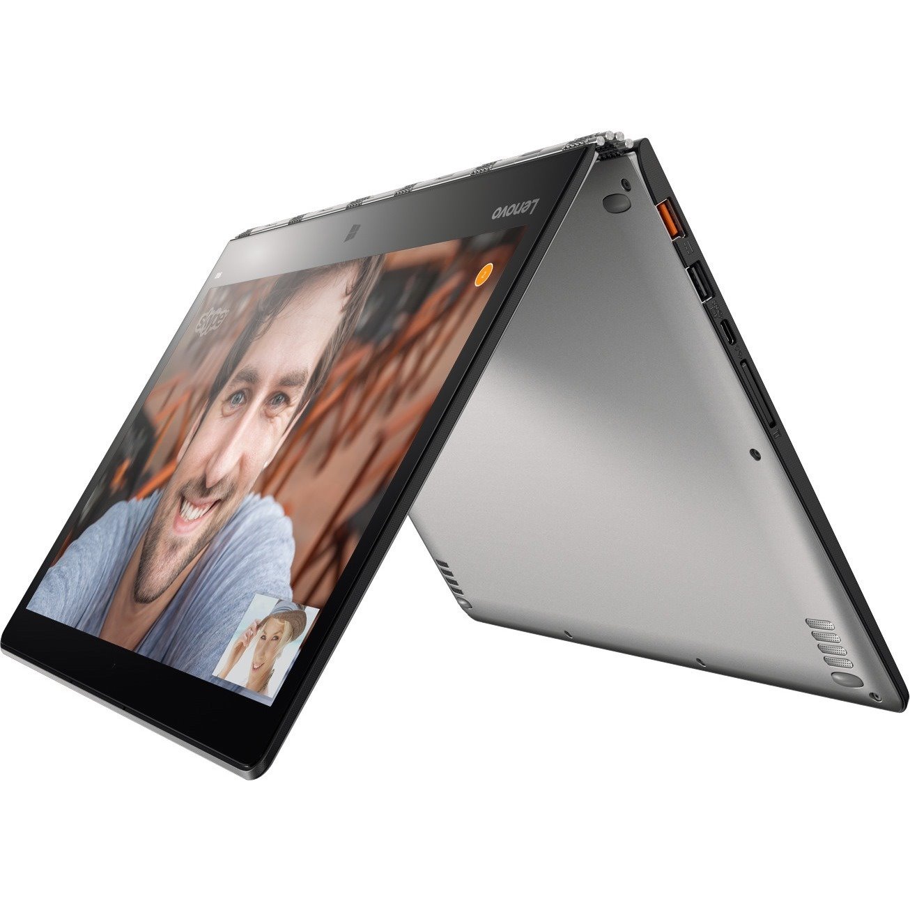 Lenovo Yoga 900-13ISK2 80UE005AUS 13.3" Touchscreen 2 in 1 Notebook - 3200 x 1800 - Intel Core i7 6th Gen i7-6560U Dual-core (2 Core) 2.20 GHz - 8 GB Total RAM - 256 GB SSD - Silver