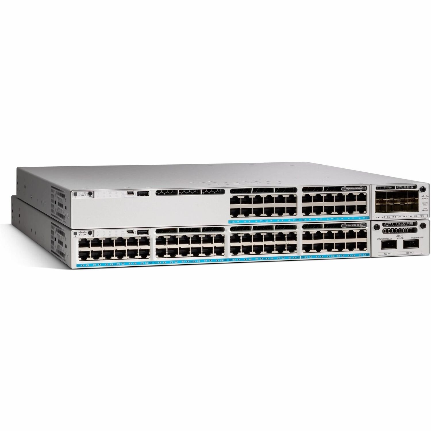 Cisco Catalyst 9300 48-Port 1G Copper With Fixed 4x10G/1G SFP+ Uplinks, Full PoE+, Meraki Advanced or Enterprise