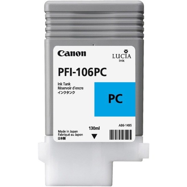 Canon Lucia EX PFI-106 PC Original Inkjet Ink Cartridge - Photo Cyan Pack