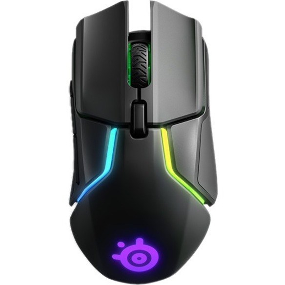 SteelSeries Rival 650 Gaming Mouse - Radio Frequency - USB - TrueMove3+ - 7 Button(s) - Black