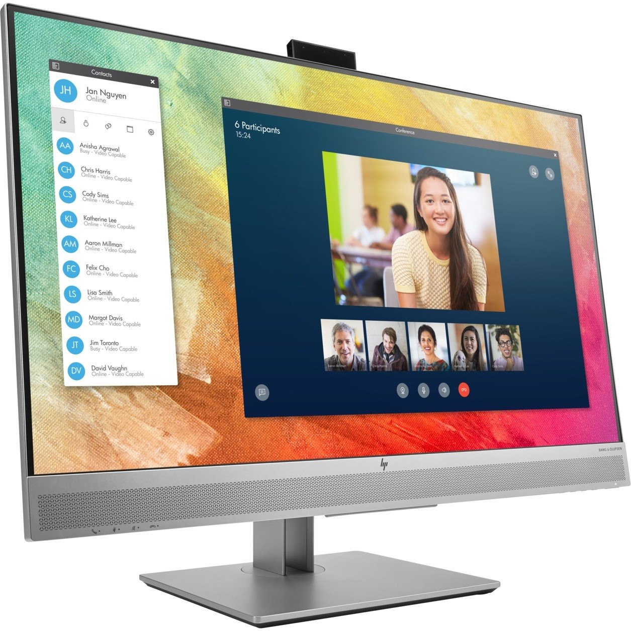 HP Business E273m 68.6 cm (27") Full HD LED LCD Monitor - 16:9 - Black, Silver