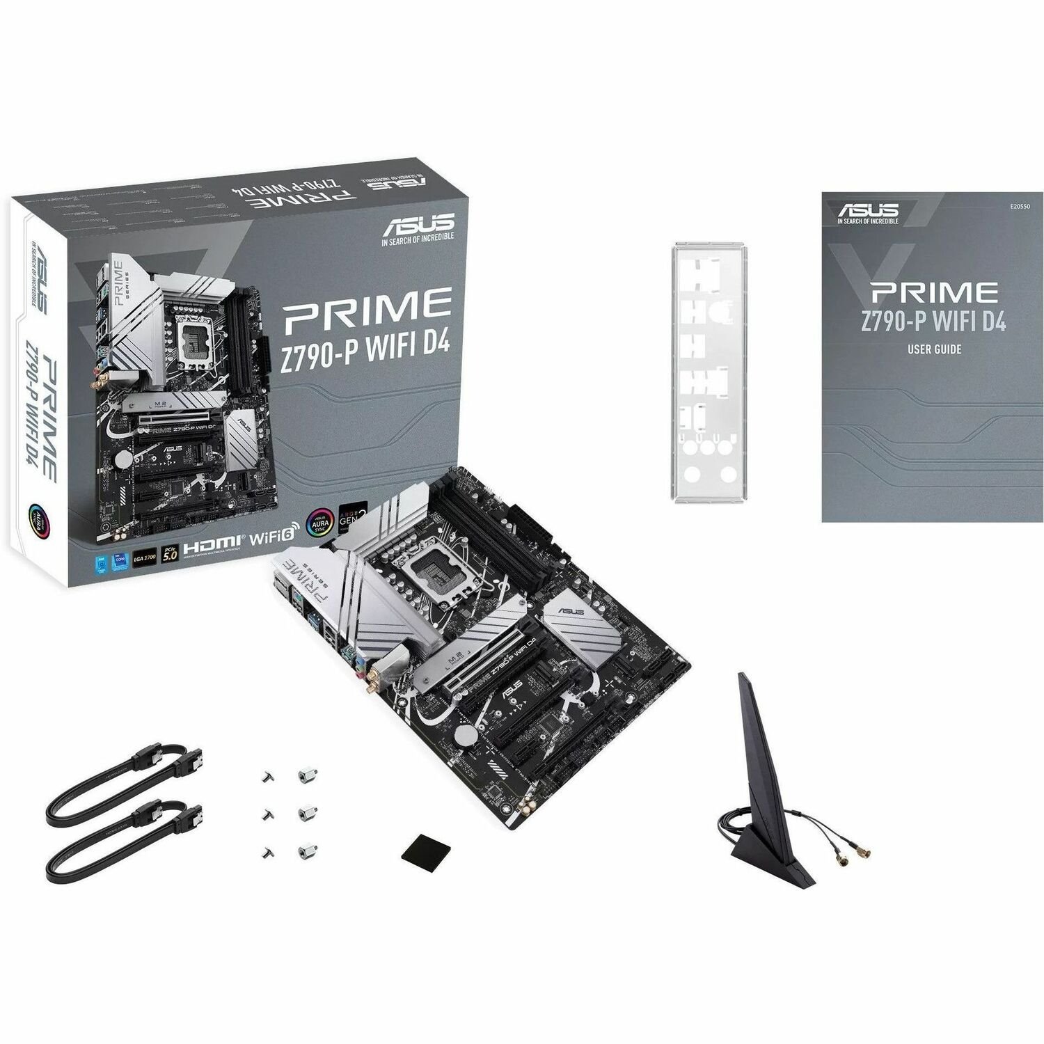 Asus Prime PRIME Z790-P WIFI D4 Desktop Motherboard - Intel Z790 Chipset - Socket LGA-1700 - ATX