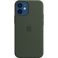 Apple iPhone 12 Mini Silicone Case with MagSafe - Cyprus Green