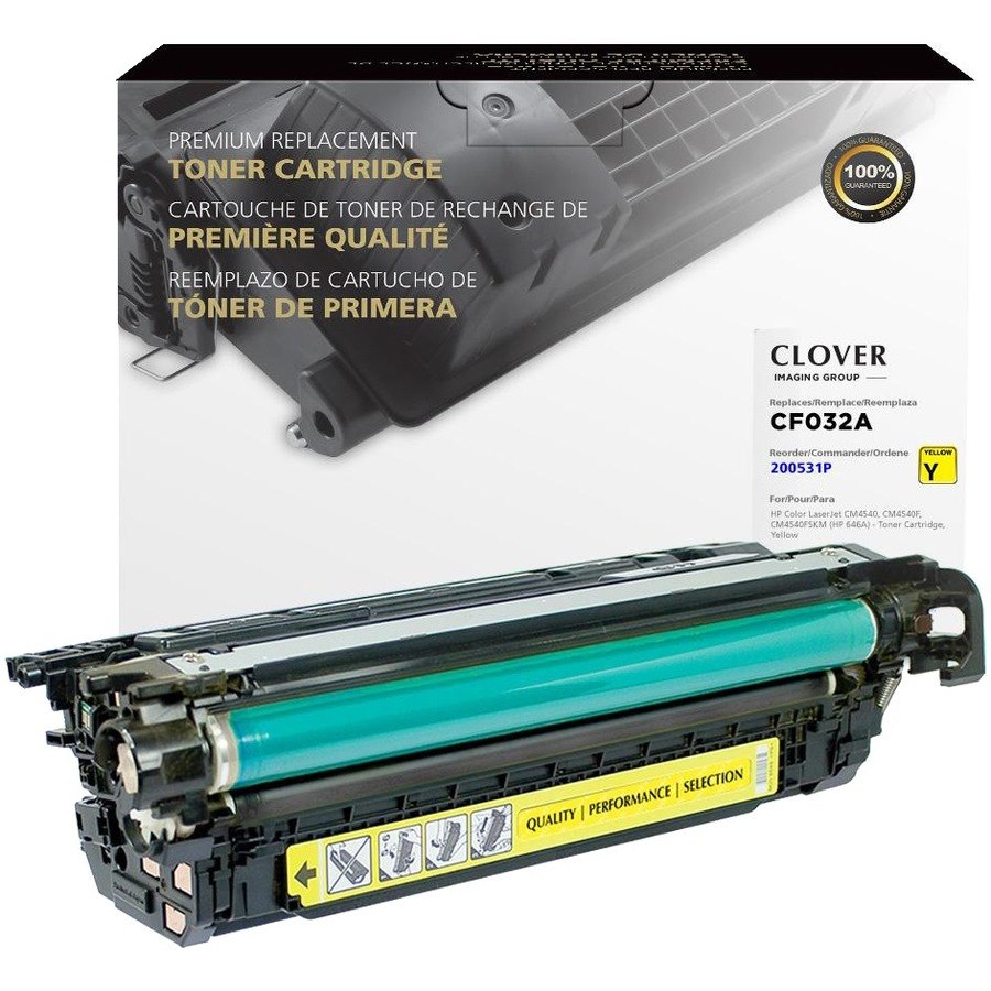 Clover Imaging Remanufactured Yellow Toner Cartridge for HP 646A (CF032A)