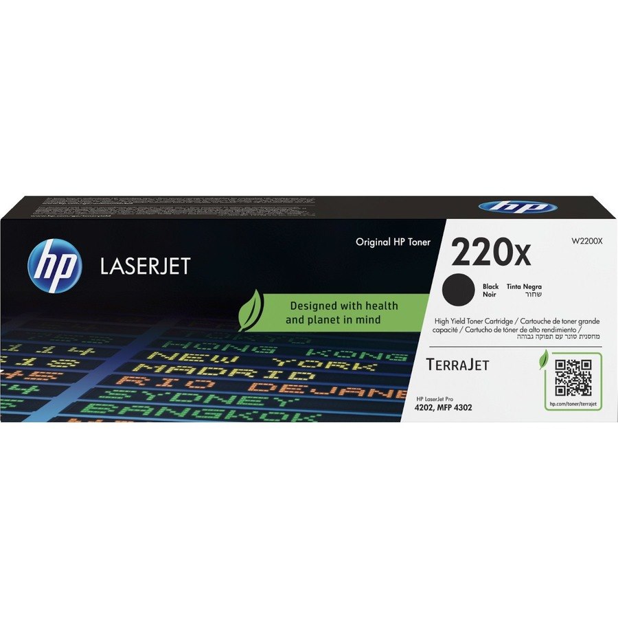 HP 220X Original High Yield Laser Toner Cartridge - Black Pack