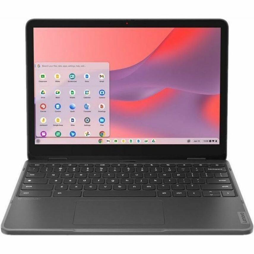 Lenovo 500e Yoga Chromebook Gen 4 82W50003AU 12.2" Touchscreen Convertible 2 in 1 Chromebook - WUXGA - Intel N-Series N100 - 4 GB - 32 GB Flash Memory - English Keyboard - Graphite Grey