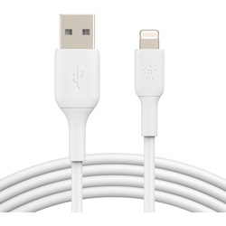 Belkin BoostCharge Lightning to USB-A Cable (1 meter / 3.3 foot, White)