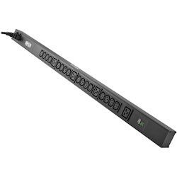 Tripp Lite by Eaton PDU 3.7kW 208/230V Single-Phase Local Metered PDU - 16 C13 & 4 C19 Outlets C20/L6-20P Input 10-ft. (3.05 m) Cord 40 in. 0U Rack