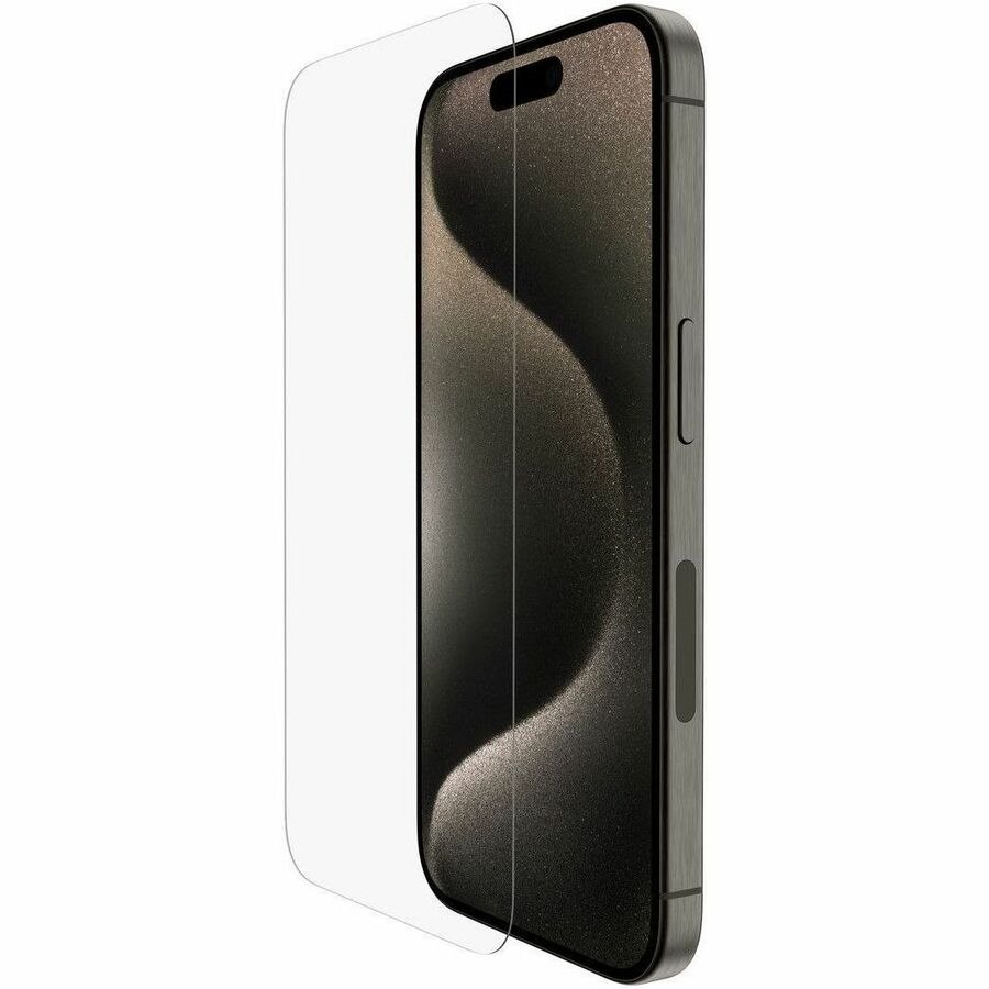 Belkin ScreenForce TemperedGlass Treated Screen Protector for iPhone 15 Pro Transparent