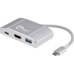 SIIG USB 3.1 Type-C Hub with HDMI & PD Charging Adapter - 4K Ready