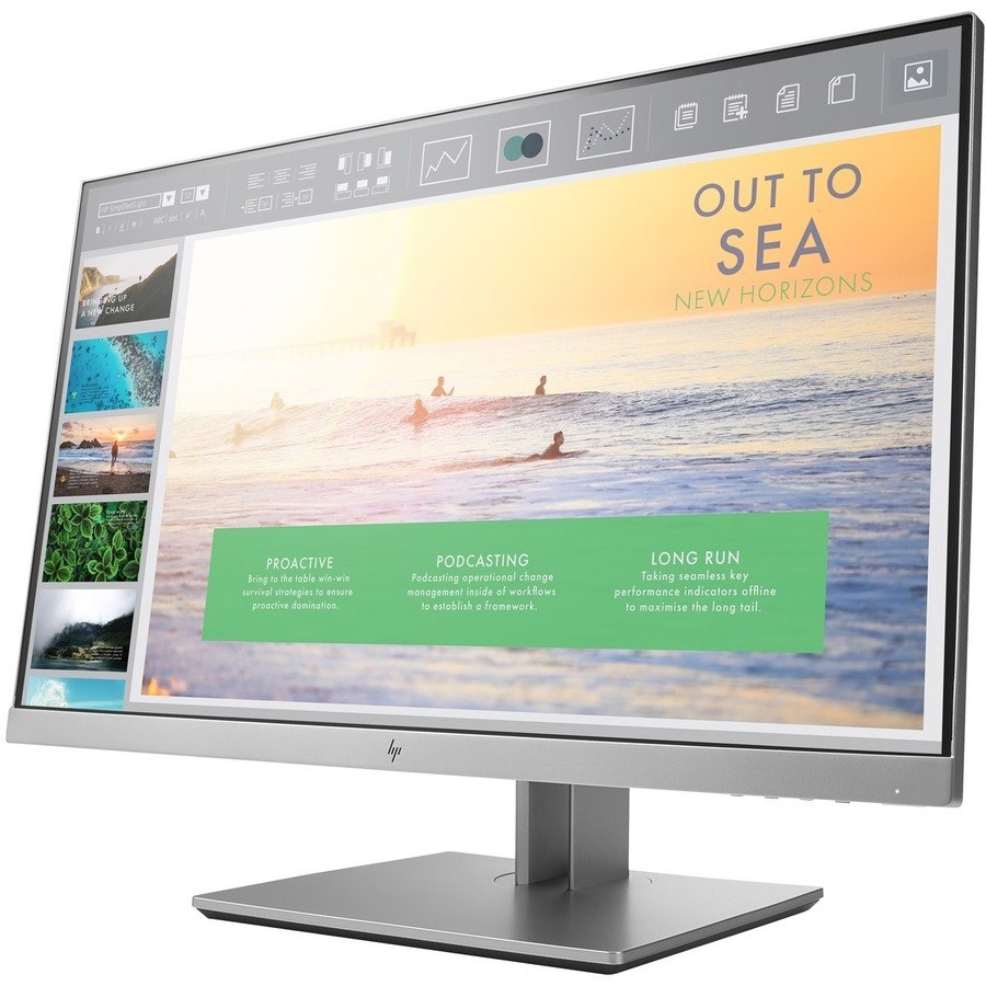 HP Business E233 58.4 cm (23") Full HD LED LCD Monitor - 16:9 - Black