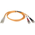Eaton Tripp Lite Series Duplex Multimode 62.5/125 Fiber Patch Cable (LC/ST), 8M (26 ft.)