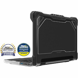 Extreme Shell-L for Asus 1100 Series 11.6" Win 10/Chrome, BR1100F, Flip CR1, CR1 (Black/Clear)