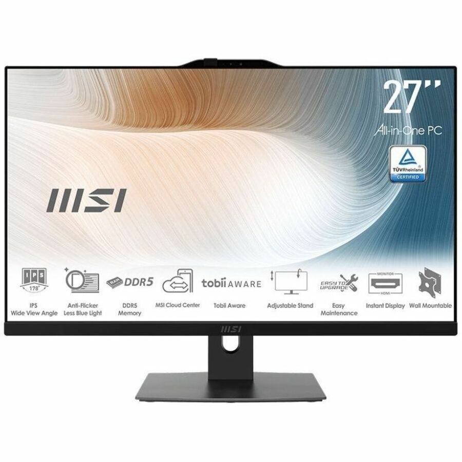 MSI Modern AM272P - 821US 27" display All-in-One PC- Intel Core 7 150U - 32 GB - 1 TB SSD - WIN 11 PRO