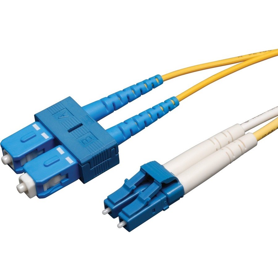 Eaton Tripp Lite Series Duplex Singlemode 9/125 Fiber Patch Cable (LC/SC), 3M (10 ft.)