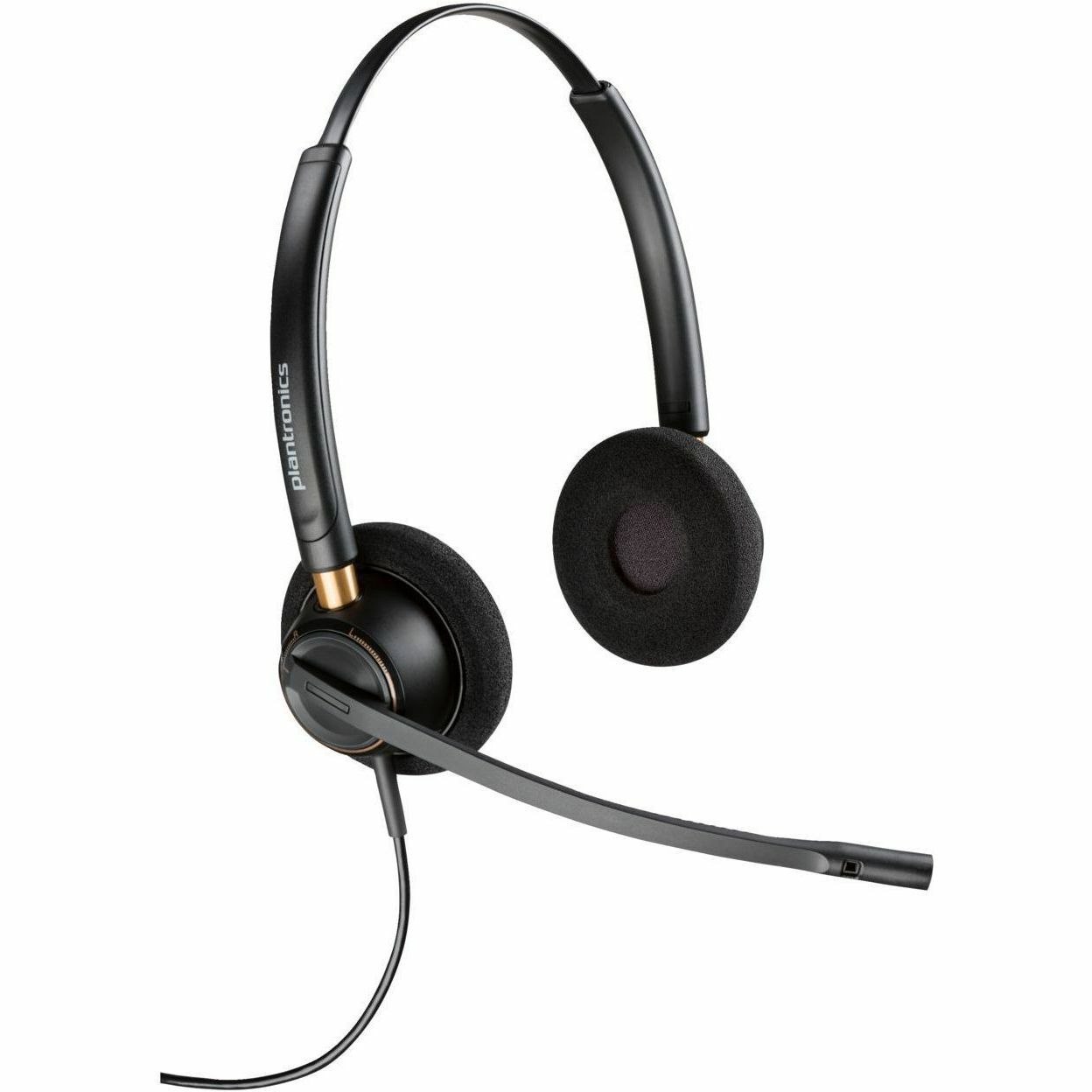 Poly EncorePro 520 with Quick Disconnect Binaural Headset TAA