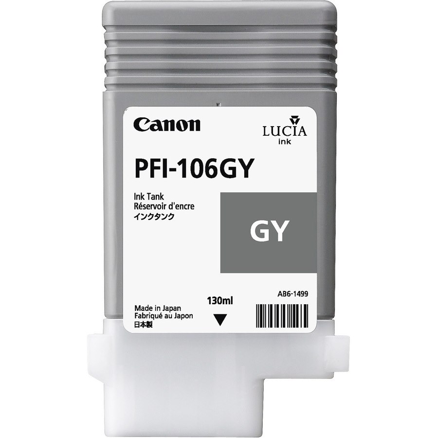 Canon Lucia EX PFI-106GY Original Inkjet Ink Cartridge - Grey Pack