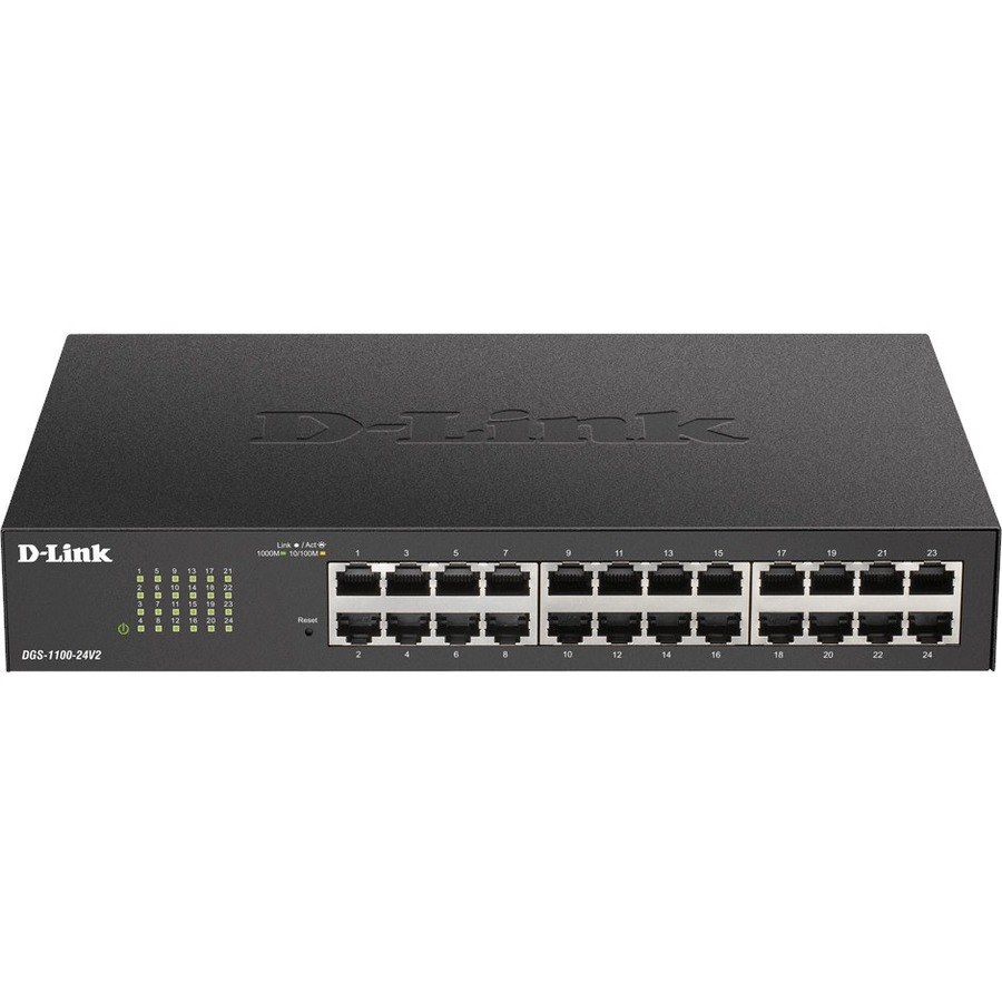 D-Link DGS-1100 DGS-1100-24V2 24 Ports Manageable Ethernet Switch - Gigabit Ethernet - 1000Base-T