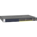 Netgear ProSafe M4300 M4300-28G-PoE+ 24 Ports Manageable Layer 3 Switch - 10 Gigabit Ethernet, Gigabit Ethernet - 10GBase-T, 10/100/1000Base-TX, 10GBase-SR, 10GBase-LR, 1000Base-SX, 1000Base-LX, 10GBase-LRM