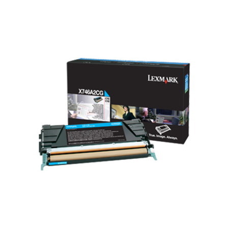 Lexmark Laser Toner Cartridge - Cyan - 1 / Pack