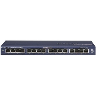 Netgear GS116 16 Ports Ethernet Switch - Gigabit Ethernet - 10/100/1000Base-T