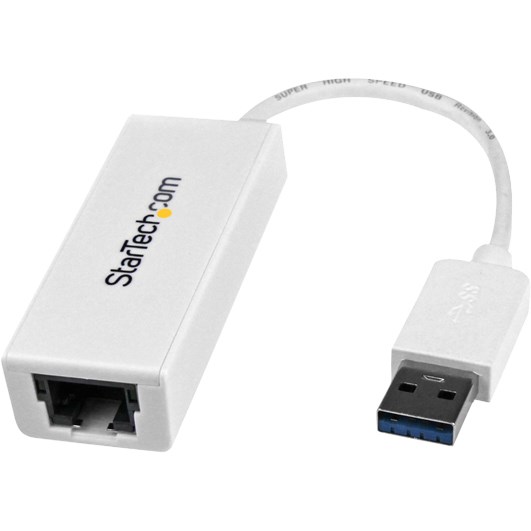 StarTech.com USB to Ethernet Adapter, USB 3.0 to 10/100/1000 Gigabit Ethernet LAN Adapter, USB to RJ45 Adapter, TAA Compliant