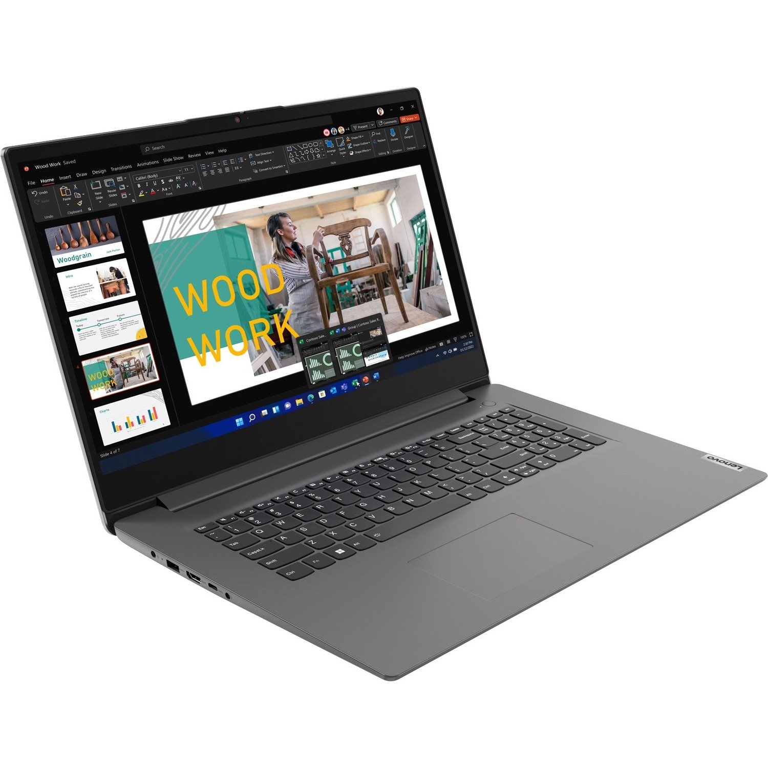 Lenovo V17 G3 IAP 82U10002UK 43.9 cm (17.3") Notebook - Full HD - Intel Core i5 12th Gen i5-1235U - 8 GB - 512 GB SSD - Iron Grey