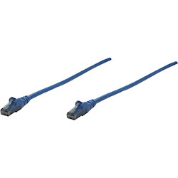 Intellinet Network Solutions Cat6 UTP Network Patch Cable, 1 ft (0.3 m), Blue