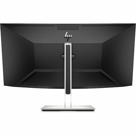 HP E34m G4 34" Class Webcam WQHD Curved Screen LED Monitor - 21:9 - Black, Silver
