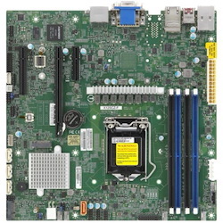 Supermicro X12SCZ-F Desktop Motherboard - Intel W480 Chipset - Socket LGA-1200 - Micro ATX