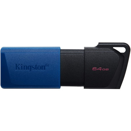 Kingston DataTraveler Exodia M DTXM 64 GB USB 3.2 (Gen 1) Type A Flash Drive - Black, Blue