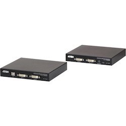 ATEN USB DVI Dual View HDBaseT 2.0 KVM Extender (1920 x 1200 @100 m)-TAA Compliant