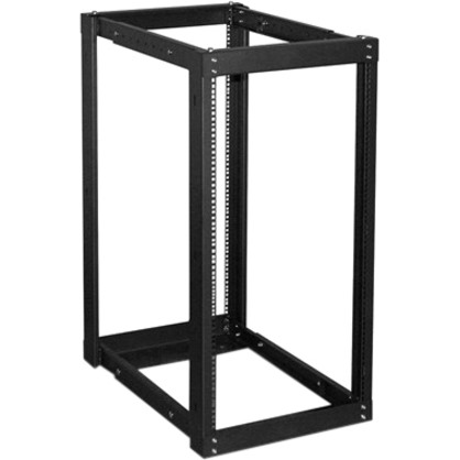 Claytek 22U 1100mm Adjustable Open-frame Server Rack with 1U Cable Management