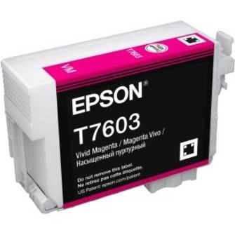 Epson UltraChrome HD T7603 Original Inkjet Ink Cartridge - Vivid Magenta - 1 Pack