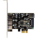 StarTech.com 4 Port PCI Express USB 3.0 Card - 3 External and 1 Internal - 5Gbps