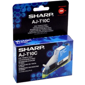 Sharp AJT10C Original Inkjet Ink Cartridge - Cyan Pack