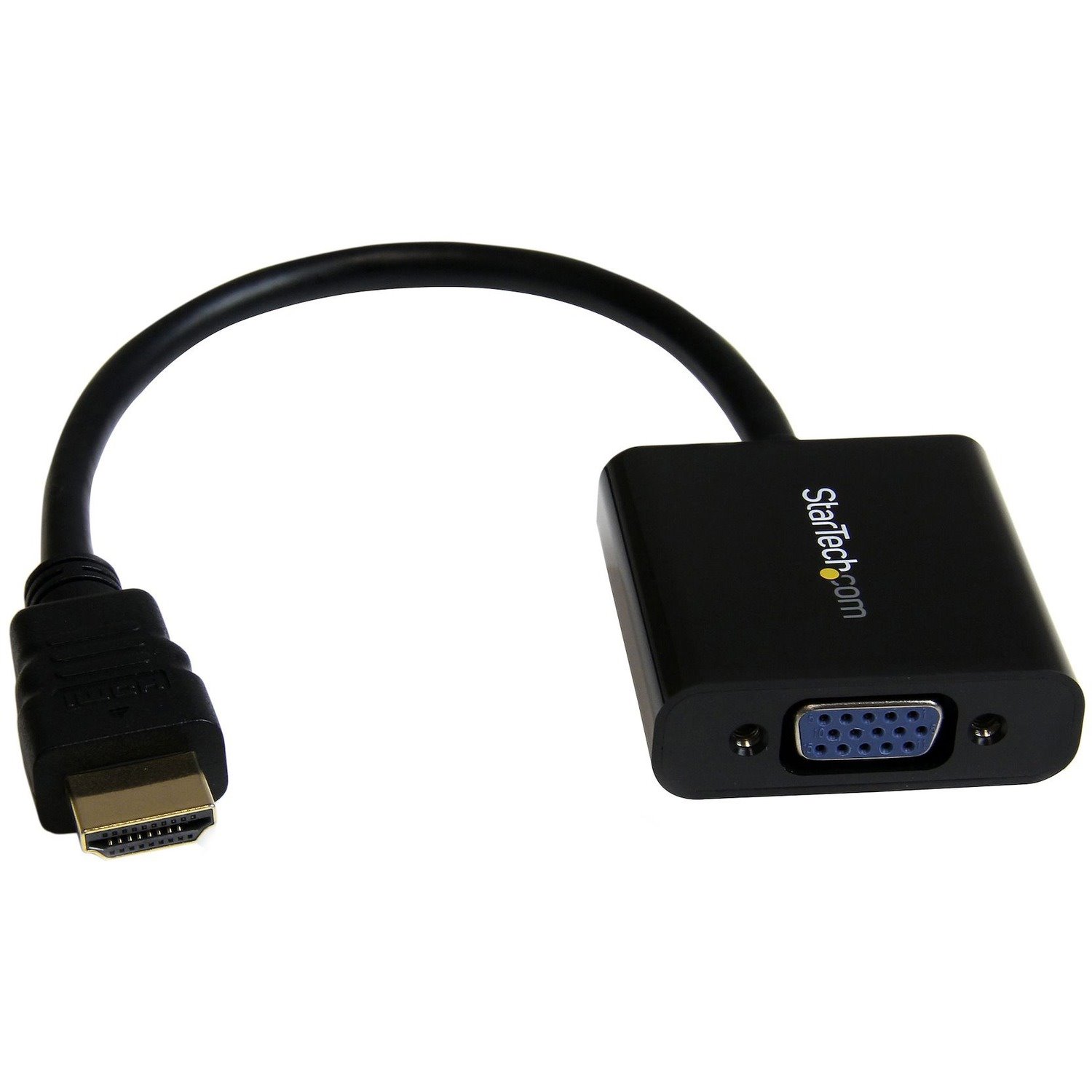 StarTech.com 1080p 60Hz HDMI to VGA High Speed Display Adapter - Active HDMI to VGA (Male to Female) Video Converter for Laptop/PC/Monitor (HD2VGAE2)