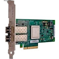 Dell-IMSourcing QLogic 2562 Dual Channel 8Gb Optical Fibre Channel HBA PCIe Low Profile - Kit