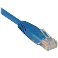 Eaton Tripp Lite Series Cat5e 350 MHz Molded (UTP) Ethernet Cable (RJ45 M/M), PoE - Blue, 100 ft. (30.5 m)