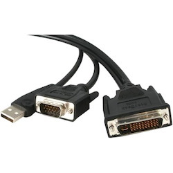 StarTech.com 6 ft M1 to VGA Projector Cable with USB - M1-DA (M) - 4 pin USB Type A, HD-15 (M) - 6 ft