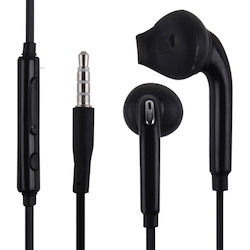 4XEM Earbud Earphones For Samsung Galaxy/Tab (Black)