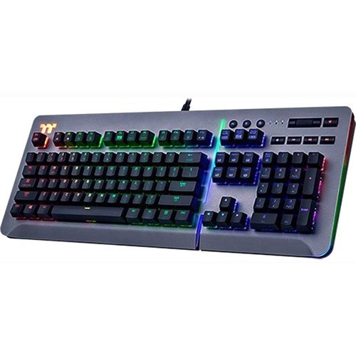 Tt eSPORTS Level 20 RGB Titanium Gaming Keyboard (Blue Switch)