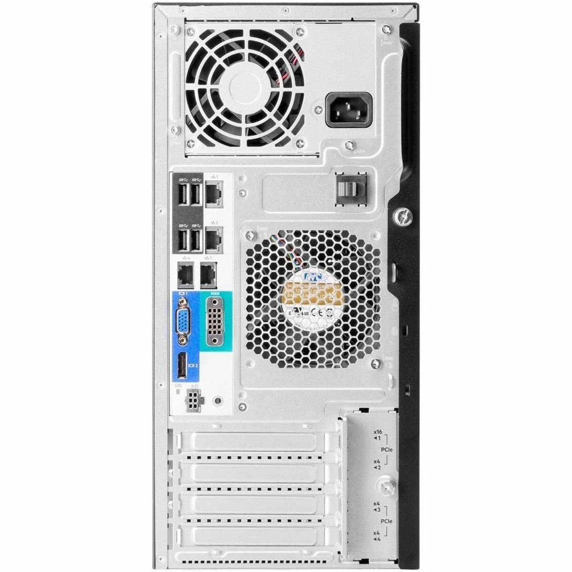 HPE ProLiant ML30 G11 4U Tower Server - 1 x Intel Xeon E-2434 3.4 GHz - 32 GB RAM - 1.92 TB SSD - (2 x 960GB) SSD Configuration - Serial ATA/600, 12Gb/s SAS, NVMe Controller - Smart Choice