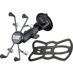RAM Mounts Twist Lock Suction Cup Mount with Universal X-Grip Cradle for 7" Tablets