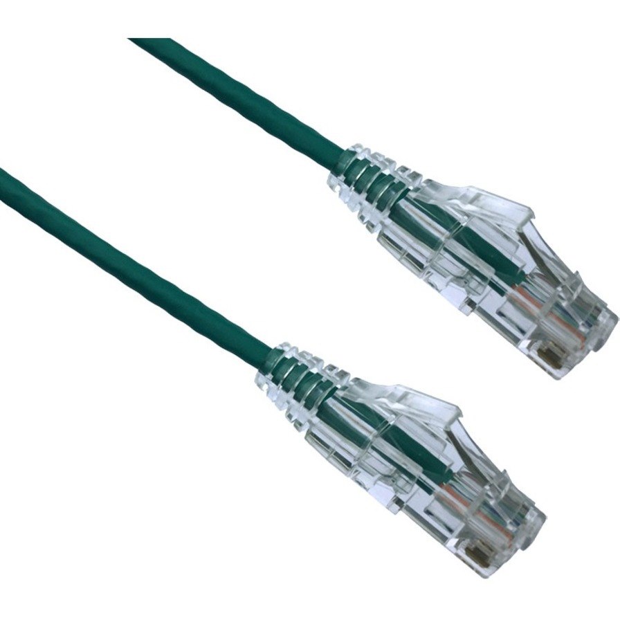Axiom 90FT CAT6A BENDnFLEX Ultra-Thin Snagless Patch Cable 650mhz (Green)
