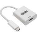 Tripp Lite by Eaton USB-C to HDMI Adapter (M/F) - 4K 60 Hz, HDCP 2.2, White