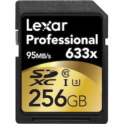 Lexar Professional 256 GB Class 10/UHS-I (U3) SDXC