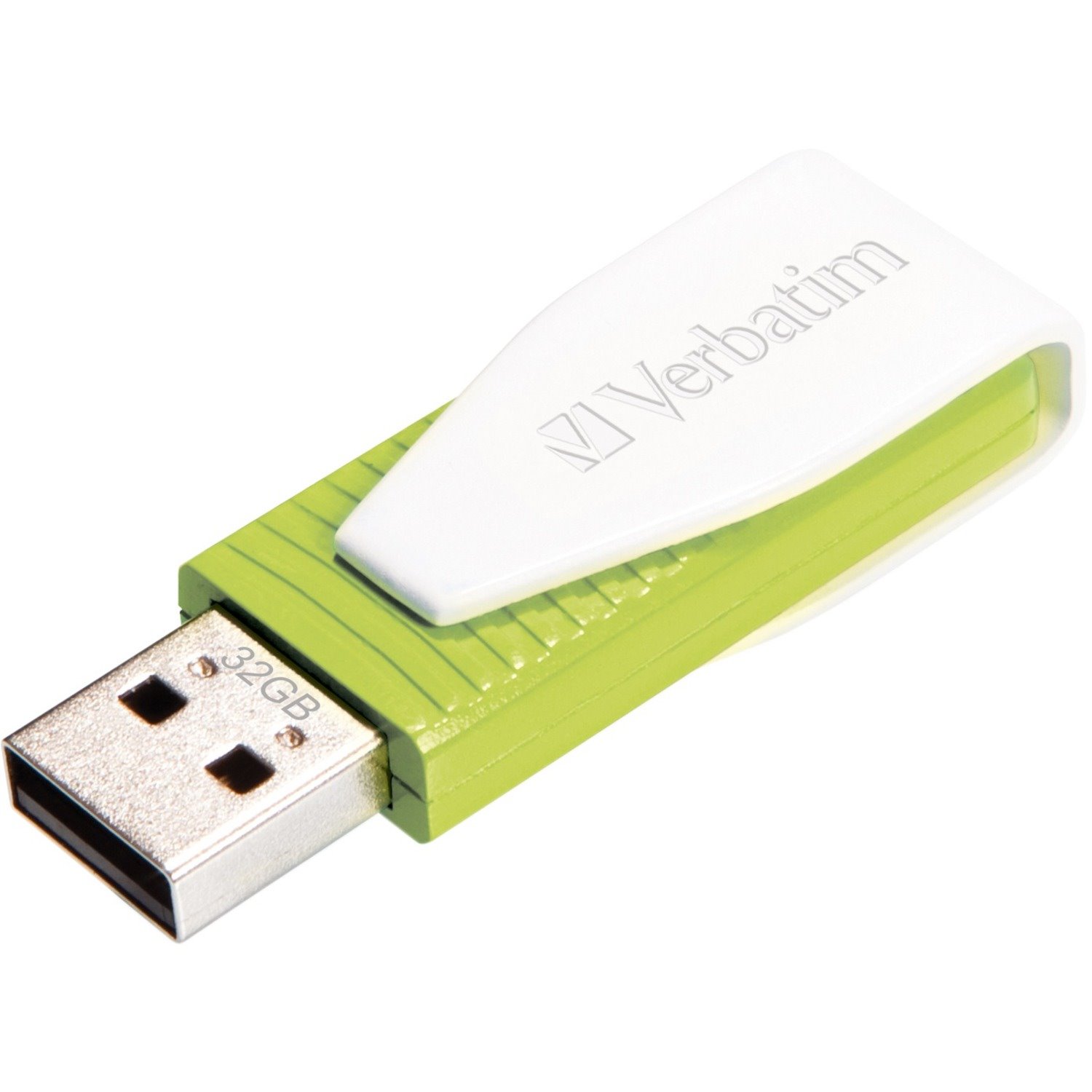 Verbatim Store 'n' Go Swivel 32 GB USB 2.0 Flash Drive - Eucalyptus Green